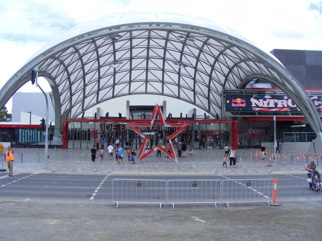 The Adelaide Entertainment Centre, the largest indoor sports and entertainment venue in Adelaide