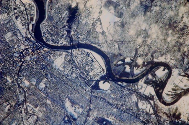 Photograph of Hartford taken from the International Space Station (ISS)