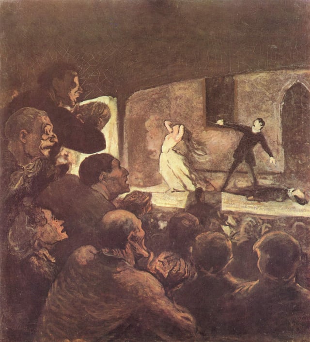 Melodrama at the Parisian Boulevard du Crime, Honoré Daumier
