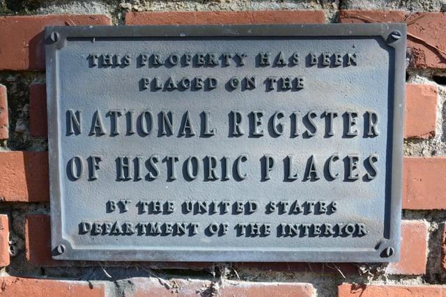 NRHP marker