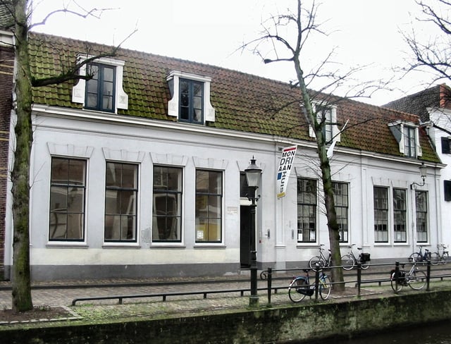 Mondrian's birthplace in Amersfoort, Netherlands, now The Mondriaan House, a museum.