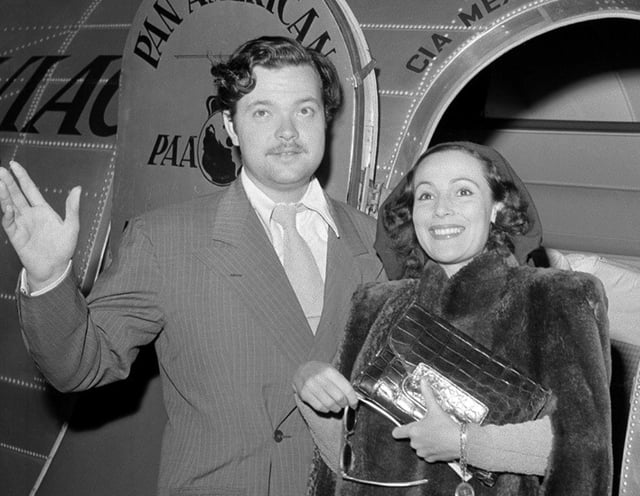 Del Río along with Orson Welles in 1941