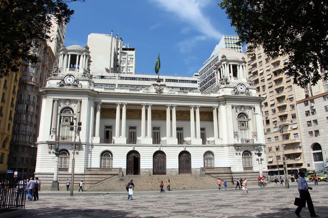 Building of the Câmara Municipal of Rio de Janeiro.