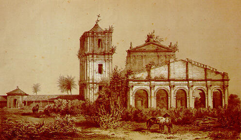 Ruins of the church at São Miguel das Missões, Rio Grande do Sul, Brazil.