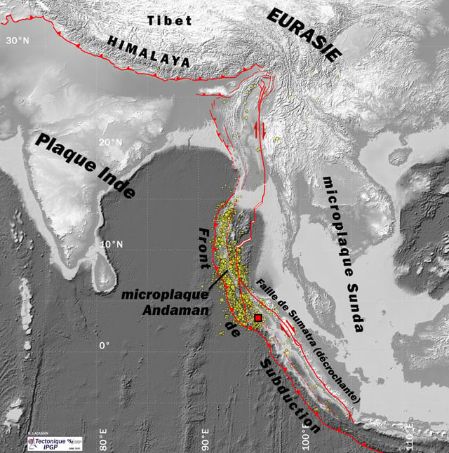 Epicenter and associated aftershocks