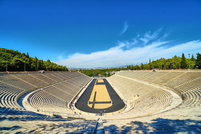 The Panathenaic Stadium of Athens (Kallimarmaron) dates back to the 4th century BC and has hosted the first modern Olympic Games in 1896.