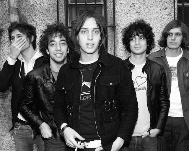 Casablancas with The Strokes.