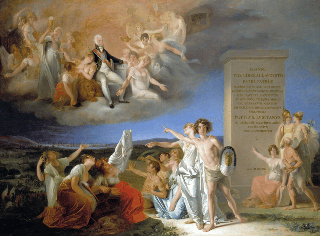Allegory of the Virtues of Prince Regent John; D. Sequeira, 1810