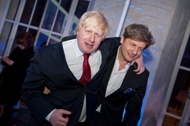 Boris and his younger brother Leo in 2013