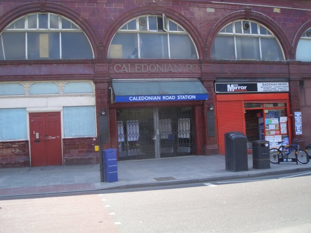 Underground stations, including Caledonian Road (pictured), were closed across London