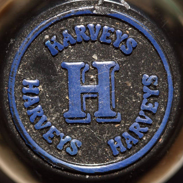 The cap of a bottle of Bristol Cream