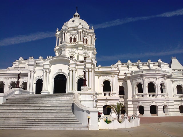 The former royal palace of Hill Tippera in Agartala