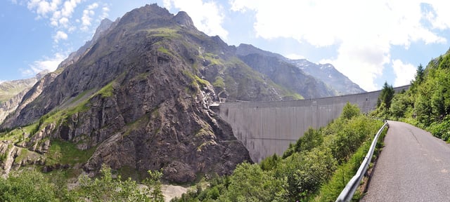 Switzerland has the tallest dams in Europe, among which the Mauvoisin Dam, in the Alps. Hydroelectricity is the most important domestic source of energy in the country.