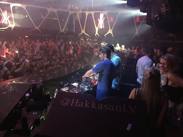 The Chainsmokers performing at the Hakkasan Night Club in Las Vegas in 2019.