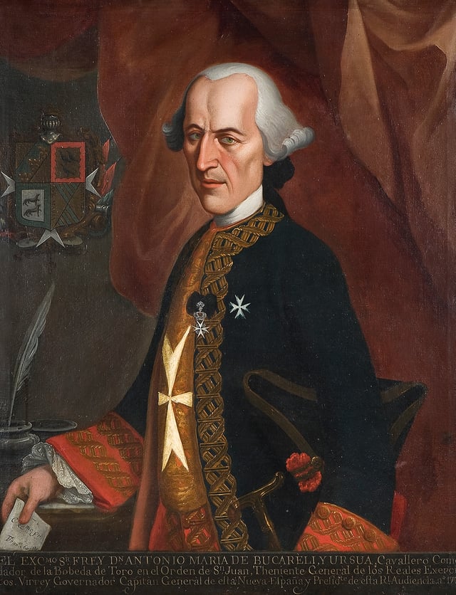 Antonio María de Bucareli y Ursúa, marqués de Valleheroso y conde de Jerena, Viceroy of New Spain
