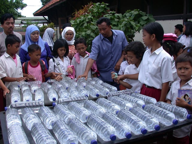 Solar water disinfection application in Indonesia