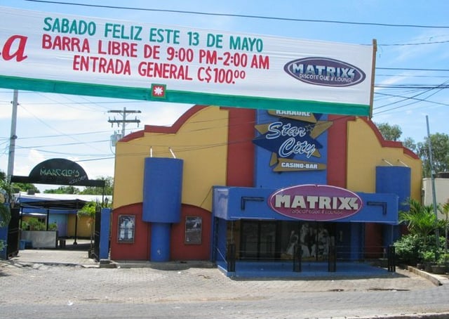 Matrix Bar y Discoteca (no longer in business) located near the Zona Rosa