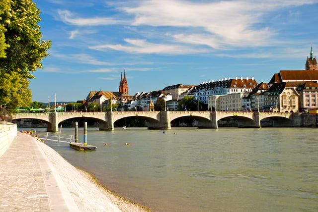 The Rhine as Switzerland's gateway to the sea