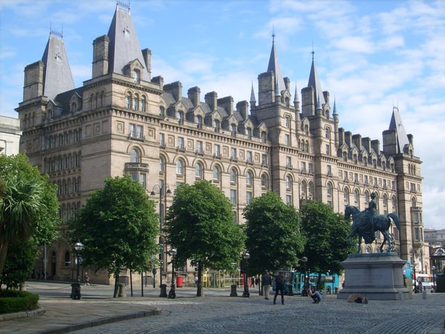 Liverpool Lime Street station's frontage resembles a château and is the world's oldest used terminus