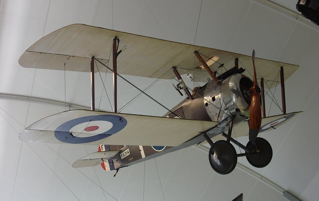 A Sopwith Camel at the RAF Museum
