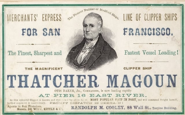 Clipper ship Thatcher Magoun