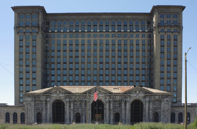 Michigan Central Station and its Amtrak connection went out of service in 1988