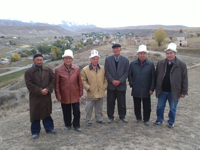 Kyrgyz men in Naryn Region