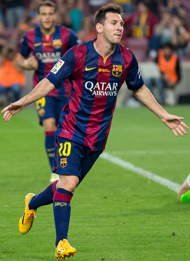 Lionel Messi is the club's all-time top scorer.