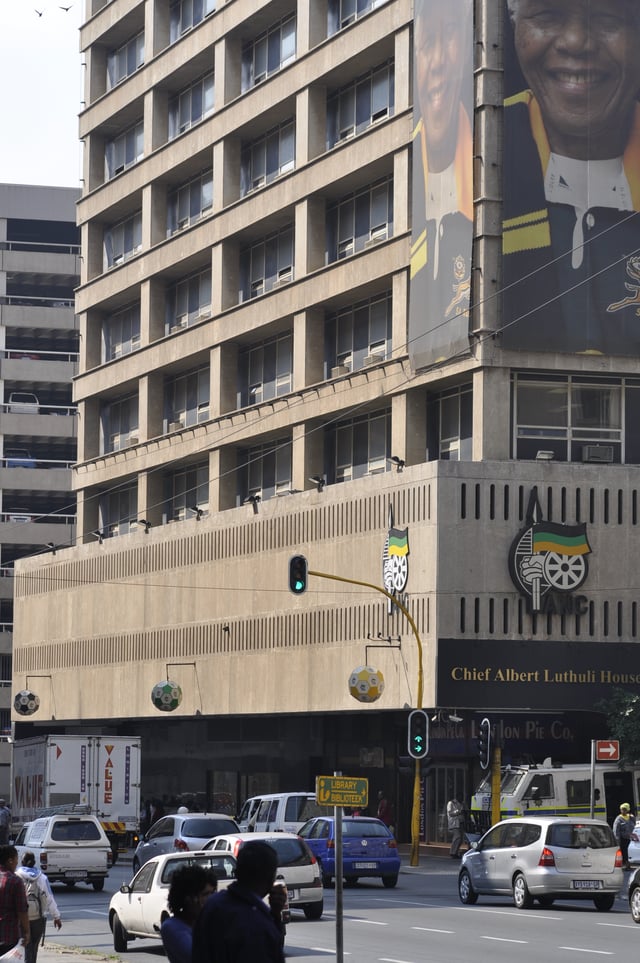 Luthuli House in Johannesburg, which became the ANC headquarters in 1991