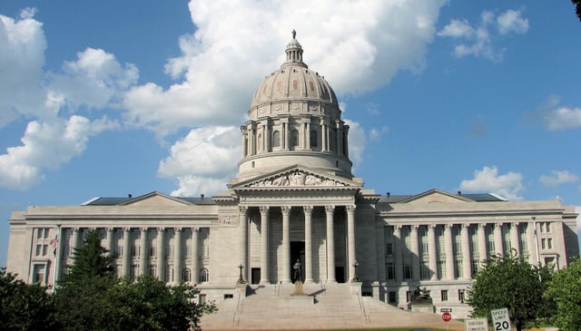 The Missouri State Capitol in Jefferson City