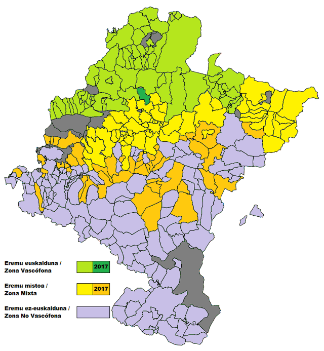 Official status of the Basque language in Navarre