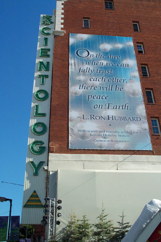 A Scientology Center on Hollywood Boulevard in Hollywood, Los Angeles, California