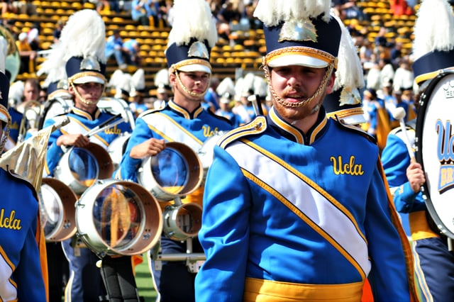 The Solid Gold Sound of the UCLA Bruin Marching Band