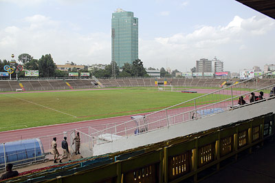 The Addis Ababa Stadium in Addis Ababa, built by Italian settlers in 1940