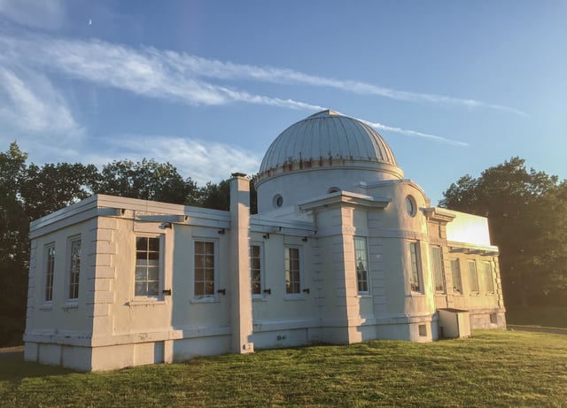 The Fuertes Observatory on Cornell's North Campus is open to the public every Friday night