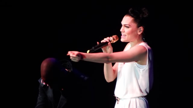 Jessie J performing at The Sony Awards in 2012