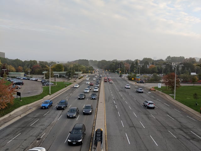 Leslie and Sheppard intersection in North York