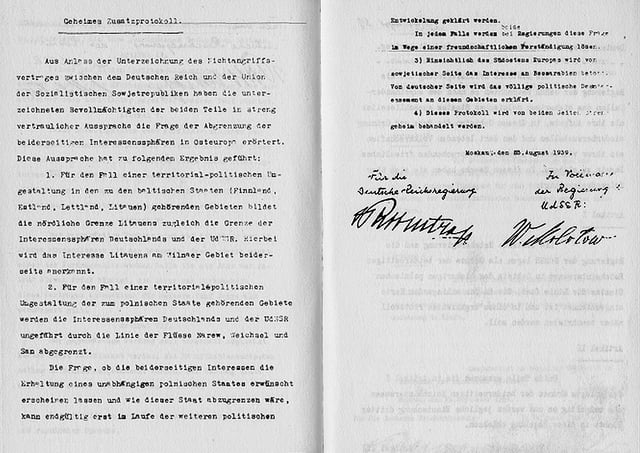 The Molotov–Ribbentrop Pact