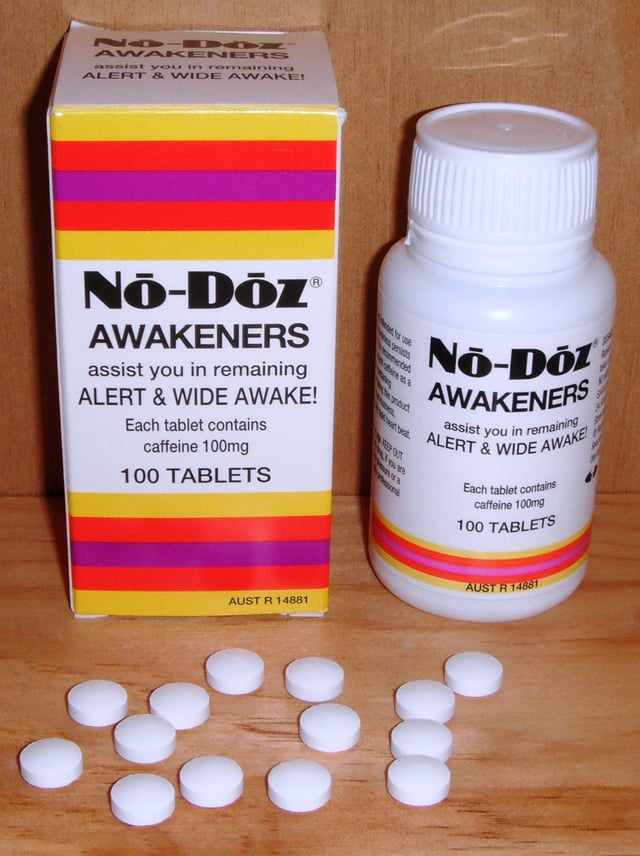 No-Doz 100 mg caffeine tablets
