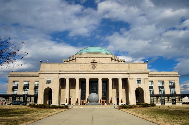 The Science Museum of Virginia, housed in Broad Street Station, designed by John Russell Pope