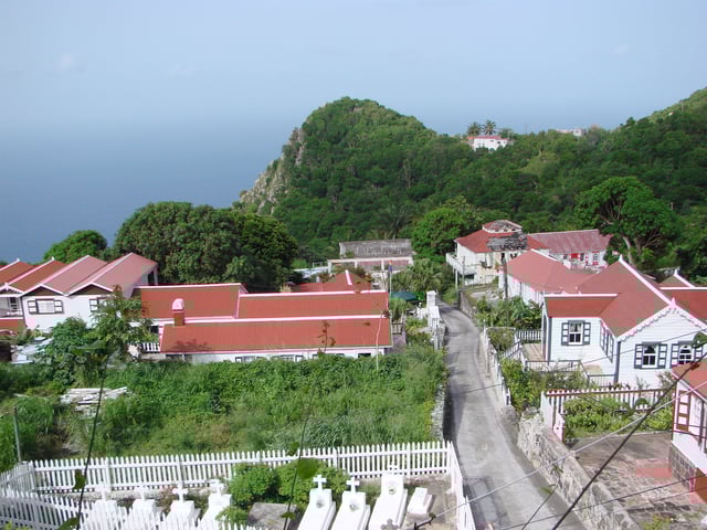 A typical Saba view