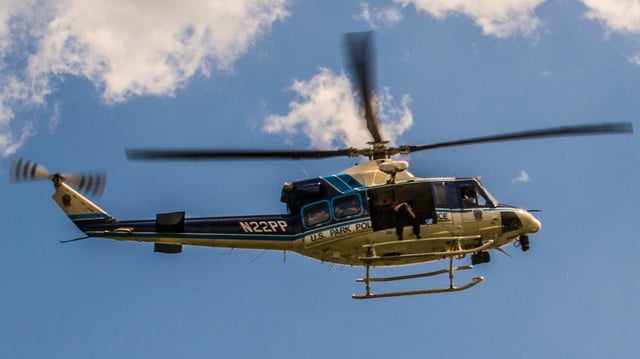 U.S. Park Police helicopter, Washington, D.C., August 24, 2013.