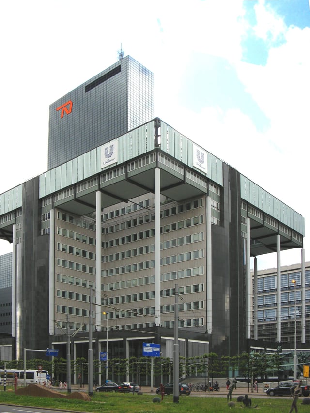 Unilever N.V. head office building in Rotterdam