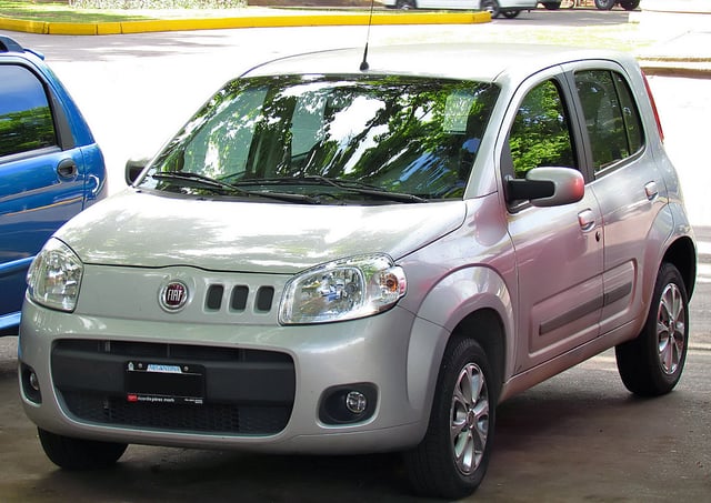 Fiat Uno, specifically developed for Brazilian market