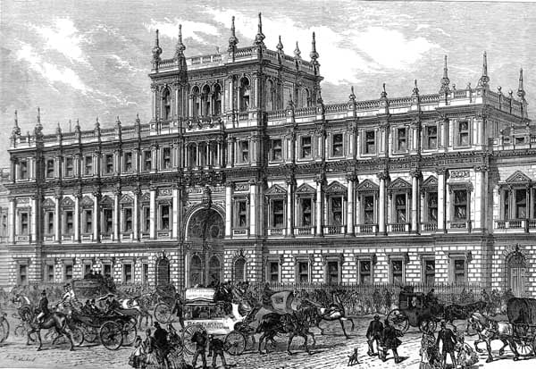 Burlington House, where the Society was based between 1873 and 1967