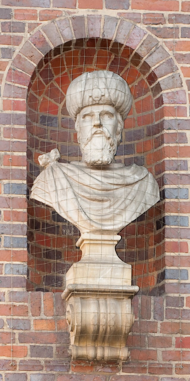 17th-century bust of Cyrus the Great in Hamburg, Germany.