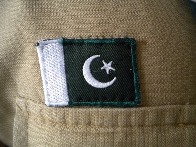 Flag on Pakistani Scout uniform