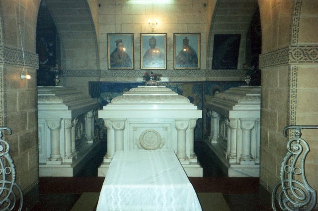 Menelik's mausoleum.