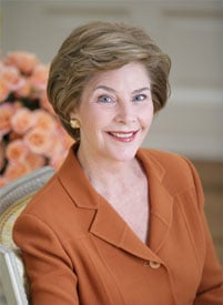 Former First Lady Laura Bush '73 received an M.L.S. from the University of Texas at Austin.