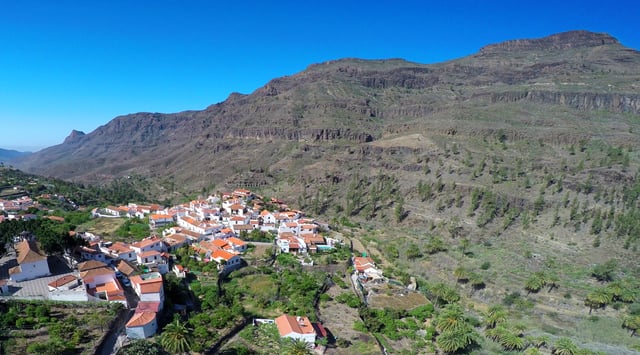 View of Fataga, Gran Canaria